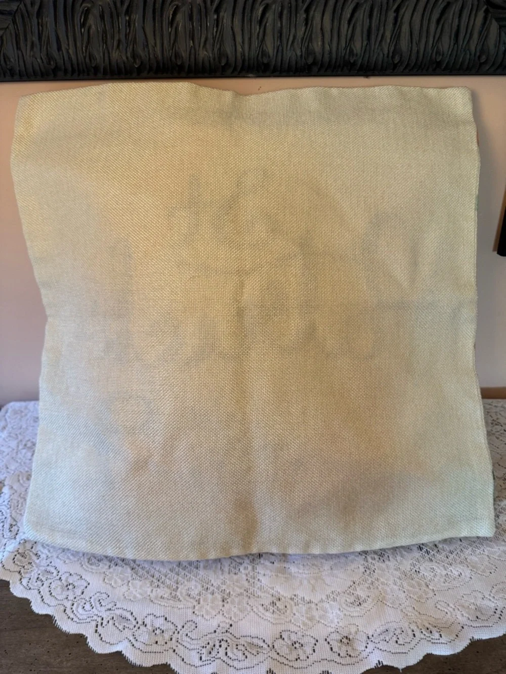 St. Patrick's Day Decorative Pillow Cover - Orange & Green